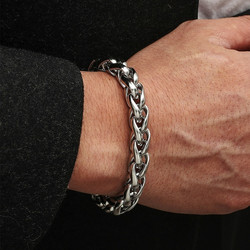 Kirurginteräsrannekoru, Chunky Braided Bracelet