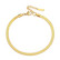 Kirurginteräsnilkkakoru, FRENCH RIVIERA, Snake Bone Anklet in Gold