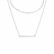 Kirurginteräskorusetti, FRENCH RIVIERA|Oceane Silver Necklace Set