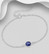Hopearannekoru, PREMIUM COLLECTION|Delicate Blue Sapphire Bracelet