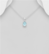 Hopeariipus, PREMIUM COLLECTION|La Preciada Oval Blue Topaz Pendant