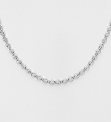 Hopeaketju, Classic Diamond Cut Silver Chain 50cm
