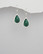 Hopeakorvakorut, PREMIUM COLLECTION|Teardrop Earrings in Green