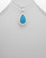 Hopeariipus, PREMIUM COLLECTION|Teardrop Pendant in Sky Blue