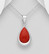 Hopeariipus, PREMIUM COLLECTION|Teardrop Pendant in Red