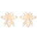Kirurginteräsnapit, Steel Wasp Earstuds in Rosegold -ampiaisnapit