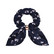Donitsi/Scrunchie|SUGAR SUGAR, Flower Bowtie in Dark Blue