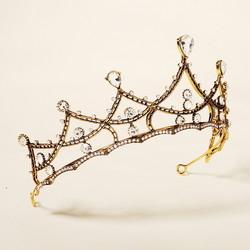 Hiuskoru, tiara ROMANCE|Vintage Goddess Tiara in Gold