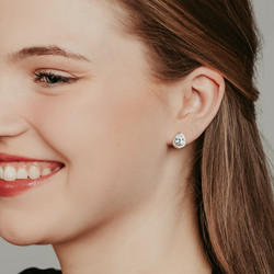 Kristallikorvakorut, FLOLY Paris|Adelie -pisaranapit (kulta ja hopea)