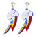 Korvakorut, PAPARAZZI|Large Thunderbolt Earrings -salamakorvakorut