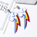 Korvakorut, PAPARAZZI|Large Thunderbolt Earrings -salamakorvakorut