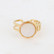Sormus, BOHM PARIS|Bague Luce -dorée avec nacre