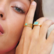 Sormus, BOHM PARIS|Bague Anaïs -dorée avec amazonite