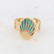 Sormus, BOHM PARIS|Bague Ovale-dorée avec amazonite