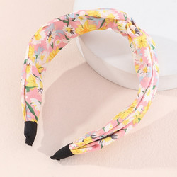 Hiuspanta|SUGAR SUGAR, Comfy Flower Hairband in Soft Pink