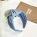 Hiuspanta|SUGAR SUGAR, Deluxe Knot Hairband in Soft Blue