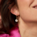 Korvakorut, BOHM PARIS|Boucles Silas avec crystal royal blue -rhodium