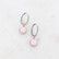 Korvakorut, BOHM PARIS|Boucles Silas avec crystal rose opal -rhodium