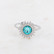 Sormus, BOHM PARIS|Bague Dao Rhodium -turqoise