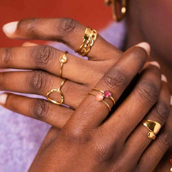 Sormus, BOHM PARIS|Bague Ally -electric pink