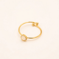 Sormus, BOHM PARIS|Bague Ally -white opal