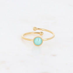 Sormus, BOHM PARIS|Bague Ally -mint green