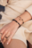 Rannekoru, BOHM PARIS|Bracelet Amael Rhodium -vintage rose