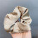 Donitsi/Scrunchie|SUGAR SUGAR, Deluxe Satin Scrunchie in Khaki