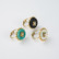 Kirurginterässormus, FRENCH RIVIERA|Round Boho Gold Ring (3 väriä)