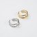 Kirurginterässormus, FRENCH RIVIERA|Simple Twist Ring in Two Colours