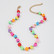 Kaulakoru, FRENCH RIVIERA|Colourful Summer Heart Necklace
