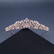 Hiuskoru, tiara ROMANCE|Isabella -ruusukullansävyinen tiara