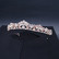 Tiara ROMANCE|Luna -koristeellinen tiara (hopea & ruusukulta)
