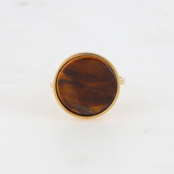 Sormus, BOHM PARIS|Bague Maxine -tiikerinsilmä/kulta