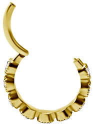 PREMIUM COLLECTION|Kirkaskivinen kulta conch & daith clicker