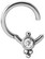 PREMIUM COLLECTION|Siro smiley koriste-clicker iensuojalla (hopea)