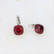 Korvakorut, BOHM PARIS|Boucles Bea -rubiininpunainen/hopea
