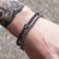 Luonnonkiviset rannekorut, Two Natural Stone Bracelets