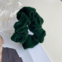 Donitsi/Scrunchie|SUGAR SUGAR, Velvet Scrunchie -vihreä samettidonitsi