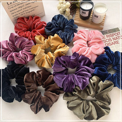 Scrunchie|SUGAR SUGAR, XL Velvet Scrunchie -pinkki samettidonitsi