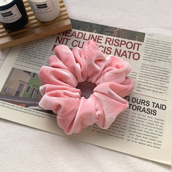 Scrunchie|SUGAR SUGAR, XL Velvet Scrunchie -pinkki samettidonitsi