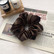 Scrunchie|SUGAR SUGAR, XL Velvet  -tummanruskea samettidonitsi