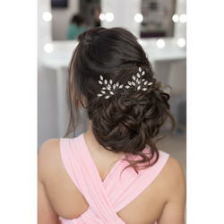 Hiuskoru, ATHENA BRIDAL|Dainty Rosegold Hairpin with Crystals