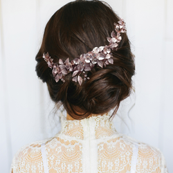 Hiuskoru, ATHENA BRIDAL|Pink Blush Vine -vaaleanpunainen hiuskoriste