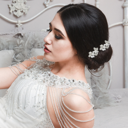 Hiuskoru, ATHENA BRIDAL|Mini Rosegold Comb -helmihiuskoriste