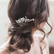 Hiuskoru, ATHENA BRIDAL|Vivian Pearl Pin -hopeinen helmihiuskoriste