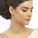 Klipsikorvakorut, ATHENA BRIDAL|Classic Earrings -kulta kristallinapit