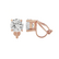 Klipsikorvakorut, ATHENA BRIDAL|Classic Earrings -ruusukulta napit