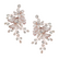 Korvakorut, ATHENA BRIDAL|Pearl Earrings -vaaleanpunaiset helmikukat