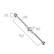 Industrial, Internally Threaded Titanium CZ -titaaninen industrialkoru